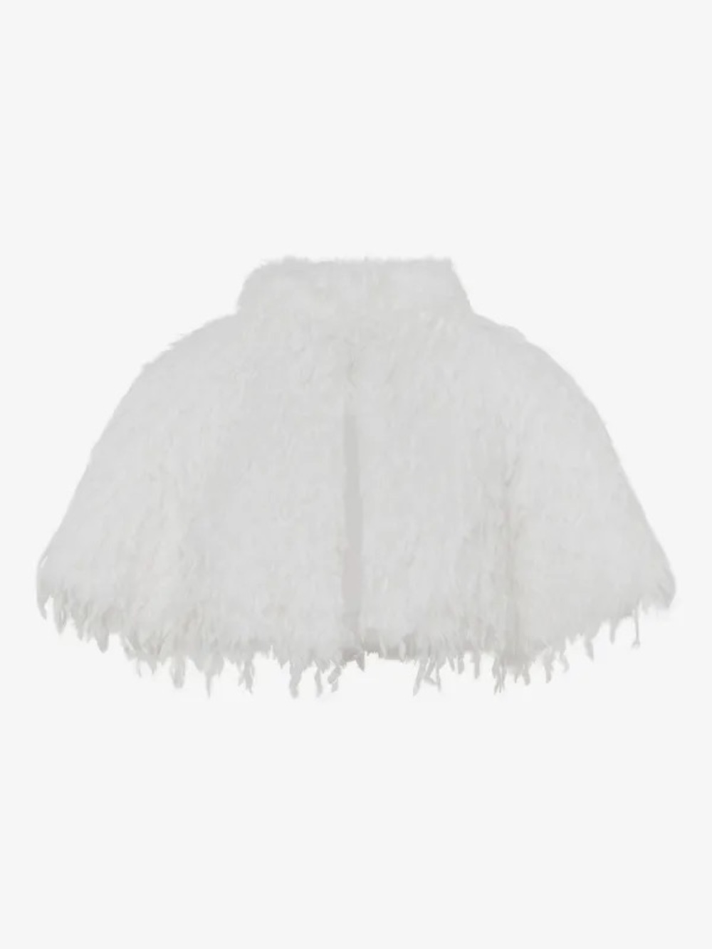 🔥🔥100% Authentic Unreal Fur faux-fur wedding capelet / $1017🔥🔥
